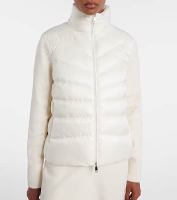 Daunenjacke mit Strick | Moncler