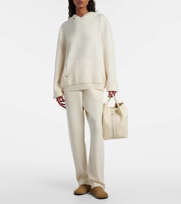 Embellished cashmere wide-leg pants | God's True Cashmere