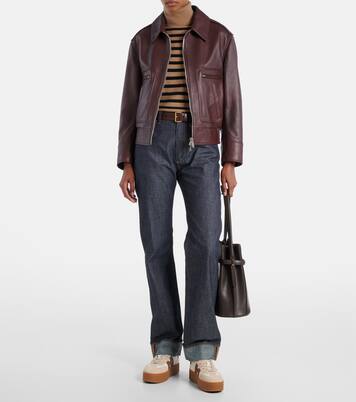 Zapatillas H681 de piel y ante con plataforma | Hogan