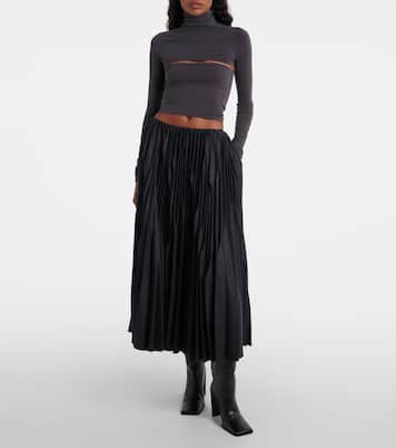 Second-Skin 크롭 컷아웃 탑 | Alaïa
