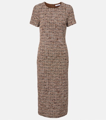 Giugno cotton and wool-blend midi dress | Max Mara