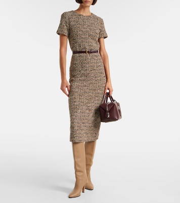 Giugno cotton and wool-blend midi dress | Max Mara