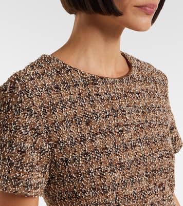 Giugno cotton and wool-blend midi dress | Max Mara