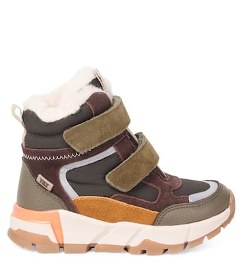 Lucka Tex leather-trimmed boots | Wheat