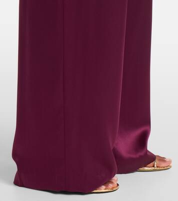 High-rise silk wide-leg pants | The Sei