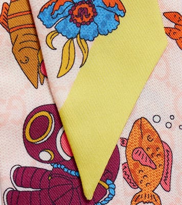 Bedrucktes Tuch aus Seiden-Twill | Gucci