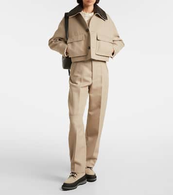 Dolomite shearling-lined suede combat boots | Le Monde Béryl