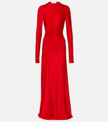 Gathered jersey maxi dress | Victoria Beckham