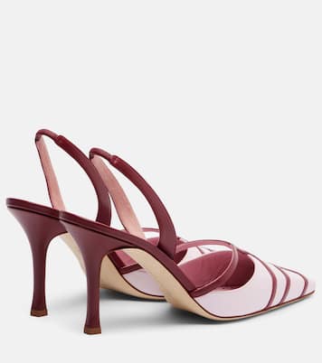 Sarto 90 레더 슬링백 펌프스 | Manolo Blahnik