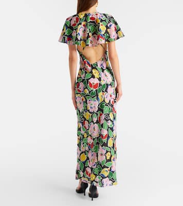 Jeannie floral silk maxi dress | Rixo