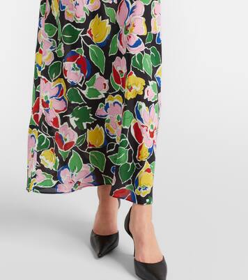 Jeannie floral silk maxi dress | Rixo