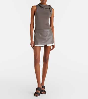 Minifalda Fog de piel | Rick Owens