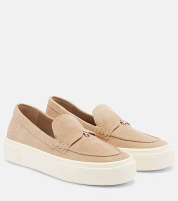 Slip-Ons Crosswind aus Veloursleder | Hogan