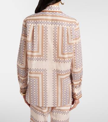 Camisa de ramio estampada | Zimmermann