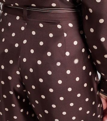 بنطلون واسع من الساتان الحريري بنقاط البولكا | Zimmermann