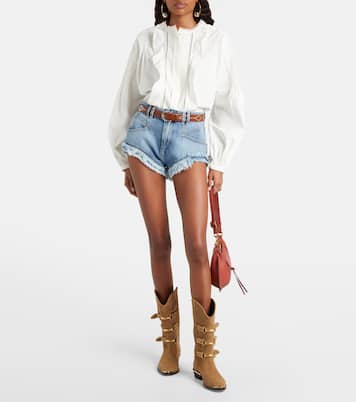 Oskan Moon studded leather shoulder bag | Isabel Marant