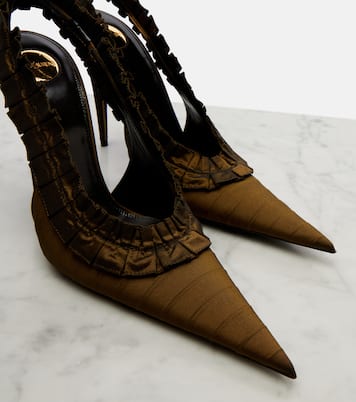 Pumps slingback Madeleine in taffetà | Saint Laurent