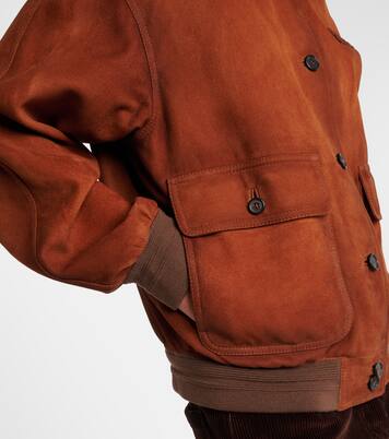 Bomberjacke aus Veloursleder | Miu Miu