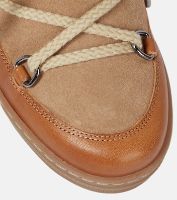 Bottines compensées Nowles en cuir et daim | Isabel Marant