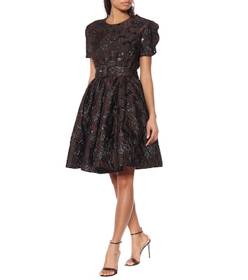 Verziertes Minikleid aus Cloqué | Prada