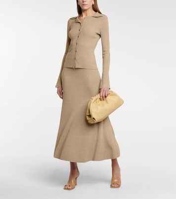 Alina wool-blend midi skirt | Nanushka