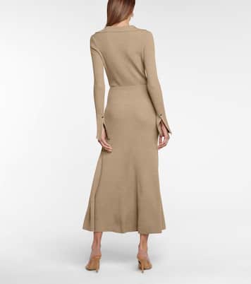Alina wool-blend midi skirt | Nanushka