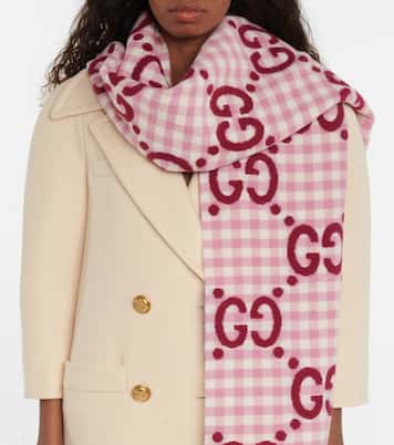 Sciarpa in jacquard GG di lana | Gucci