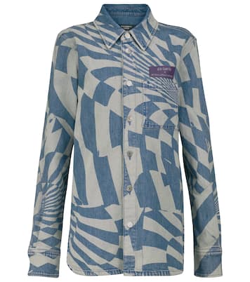 x Ed Curtis camisa vaquera estampada | Stella McCartney