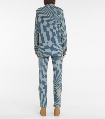 x Ed Curtis camisa vaquera estampada | Stella McCartney