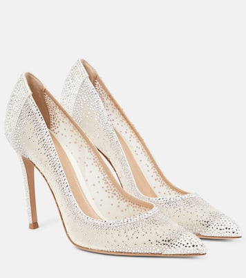 Rania 105 embellished pumps | Gianvito Rossi