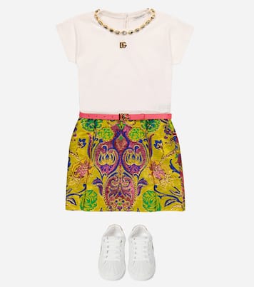 Rock aus Brokat | Dolce&Gabbana Kids