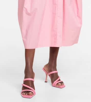 Diosa 90 leather mules | Jimmy Choo