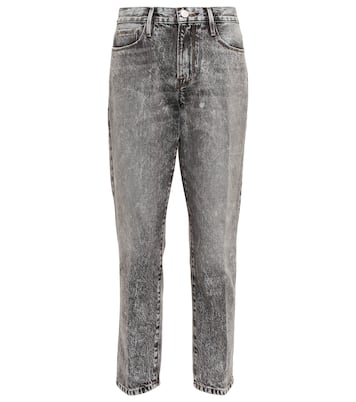 Jean droit Le Nouveau à taille mi-haute | Frame