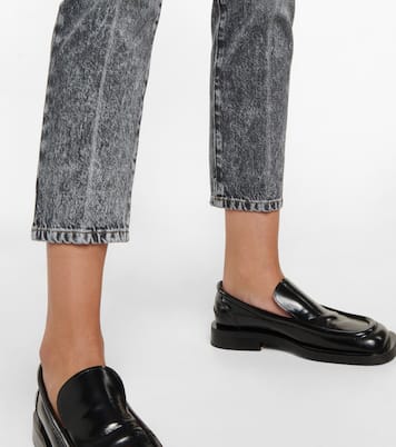 Jean droit Le Nouveau à taille mi-haute | Frame