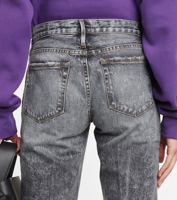 Jean droit Le Nouveau à taille mi-haute | Frame