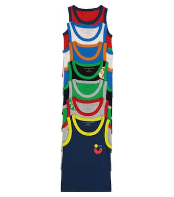 Set of 7 printed cotton tank tops | Stella McCartney Kids