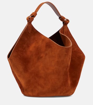 Lotus Mini suede tote bag | Khaite