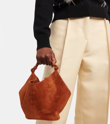 Lotus Mini suede tote bag | Khaite