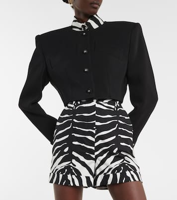 Cropped-Jacke aus Cady | Dolce&Gabbana