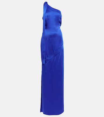 One-Shoulder-Robe aus Satin | Tom Ford