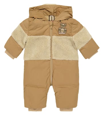 Baby Thomas Bear down snowsuit | Burberry Kids