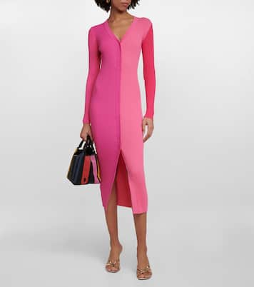 Shoko ribbed-knit midi dress | Staud