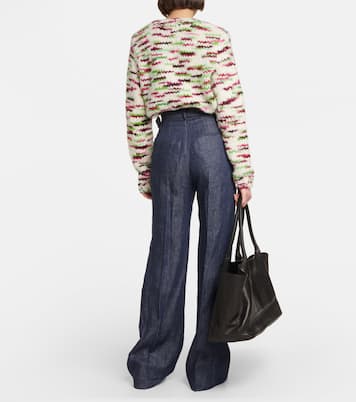 Belted high-rise wide-leg linen pants | Gabriela Hearst