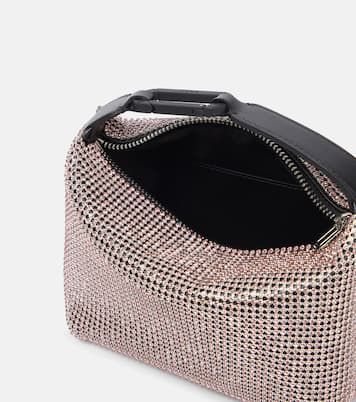 Sac Moonbag en cuir à cristaux | Eéra