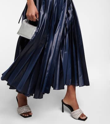 Embellished halterneck lamé midi dress | Christopher Kane