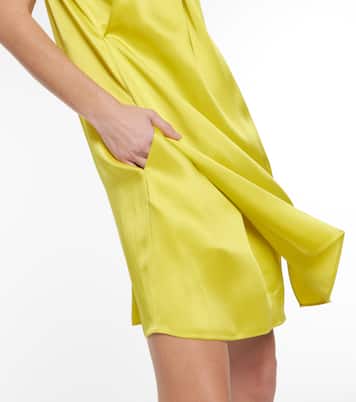 Halterneck satin minidress | Stella McCartney