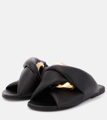 Sandalen Chain Twist aus Leder | JW Anderson