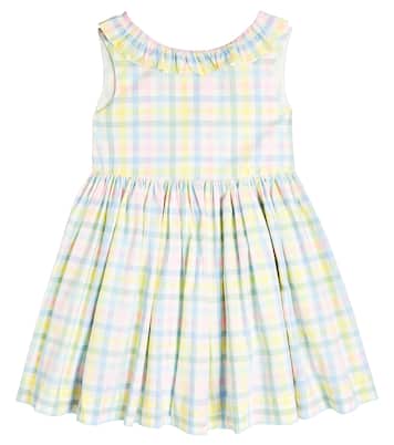 Robe Allison en coton à carreaux | Bonpoint
