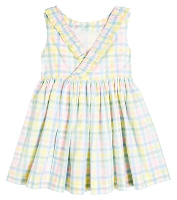 Robe Allison en coton à carreaux | Bonpoint