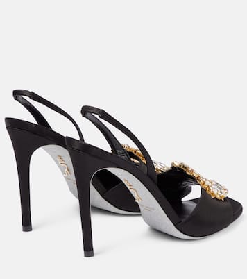 Sandalen Amanda 105 aus Satin | Rene Caovilla